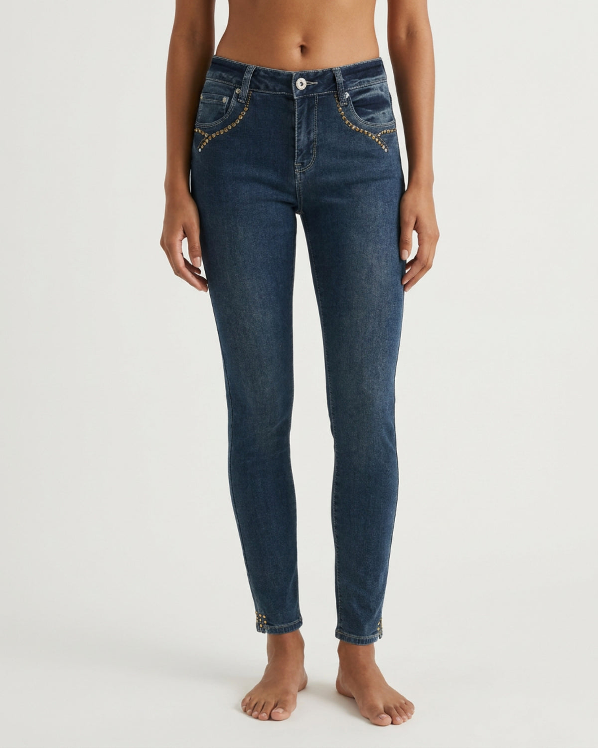 MARC LAUGE Alberta Denim Jeans DENIM/TWILL 9696 BLUE DENIM USED