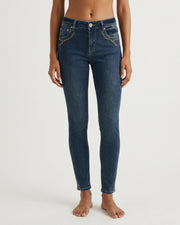 MARC LAUGE Alberta Denim Jeans DENIM/TWILL 9696 BLUE DENIM USED