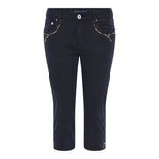 MARC LAUGE Alberta Twill Pirate PANTS 3/4 104 NAVY