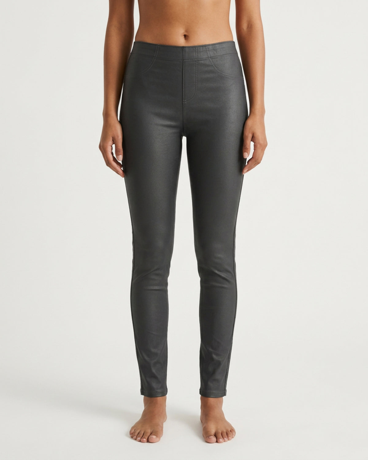MAPP Aleia Coated Leggings LEGGINGS 161 RAVEN