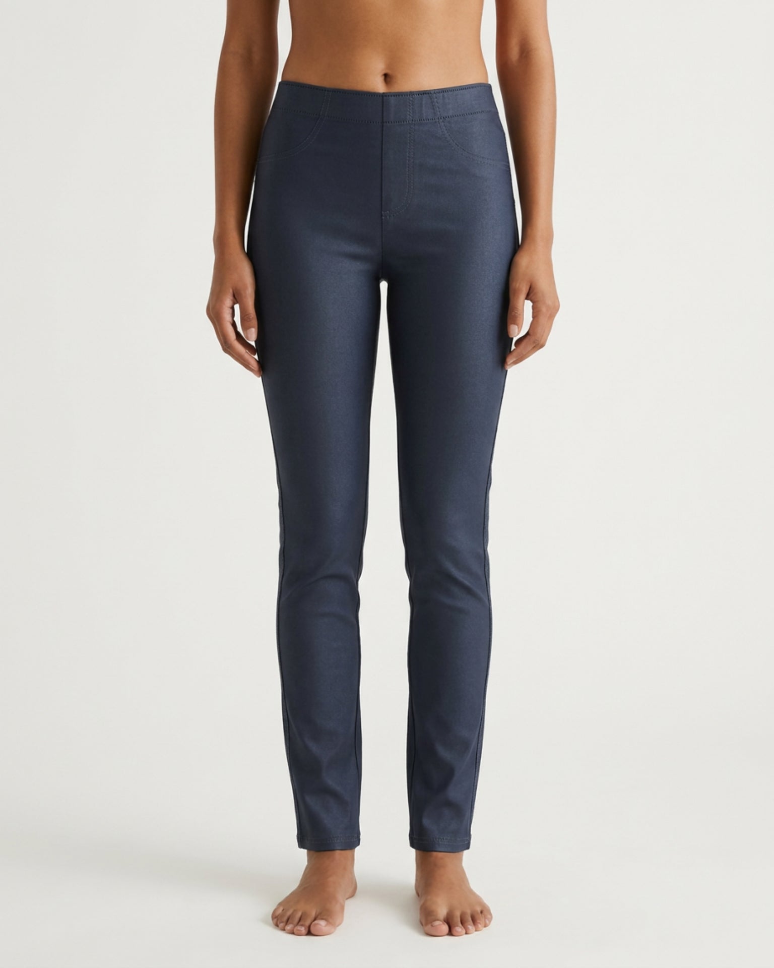 MAPP Aleia Coated Leggings LEGGINGS 108 JEANS BLUE
