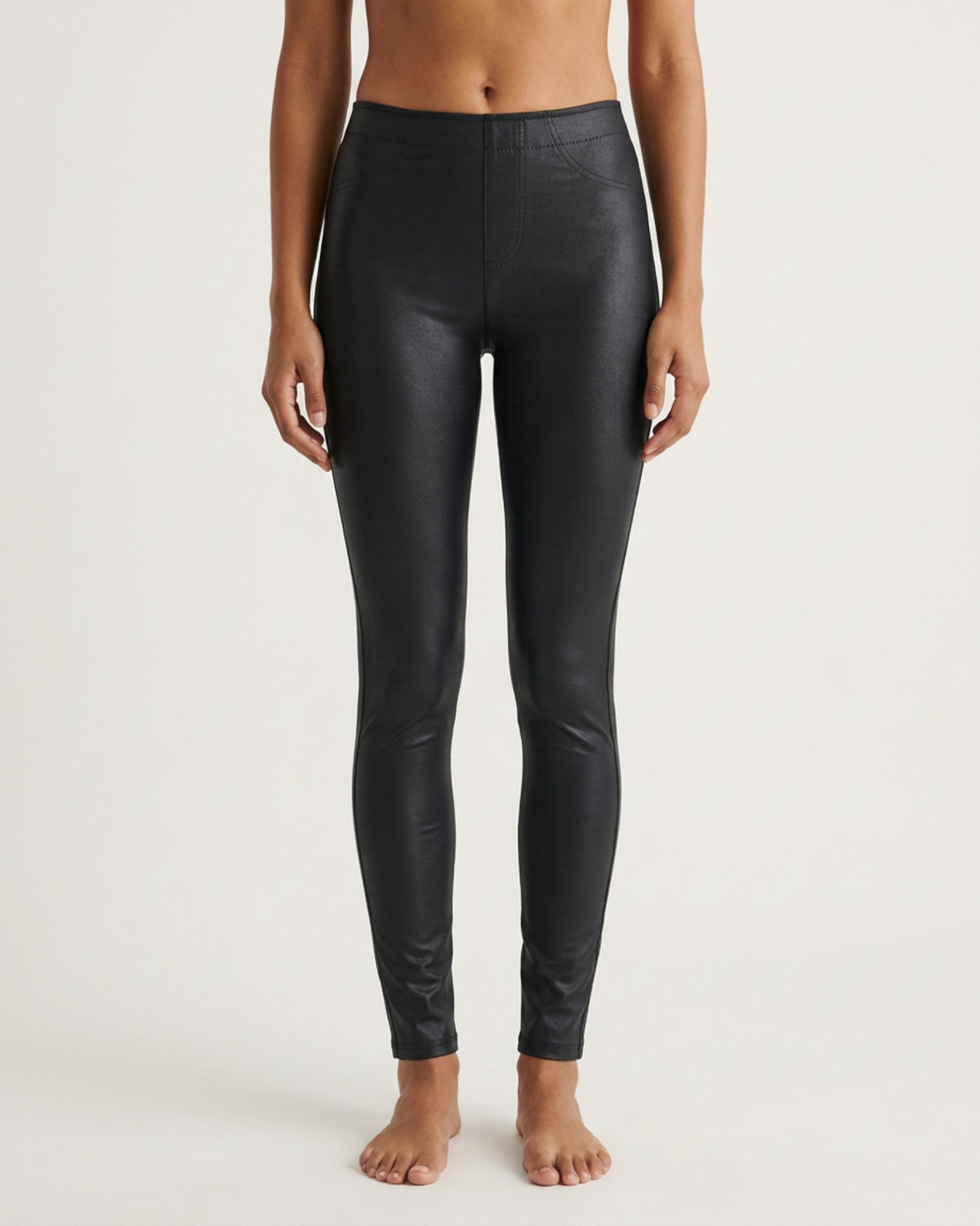 MAPP Aleia Coated Leggings LEGGINGS 104 NAVY