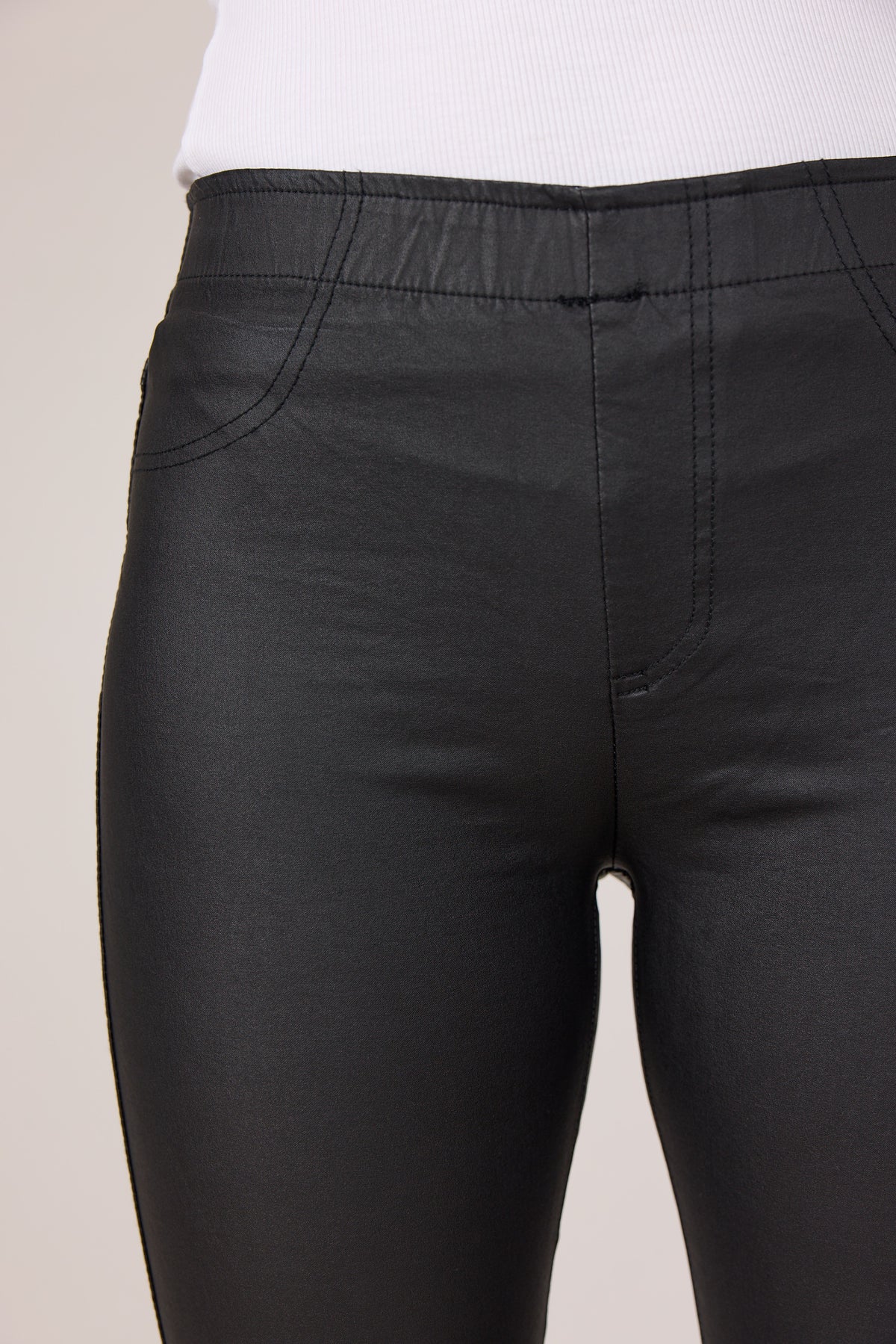 MAPP Aleia Coated Leggings LEGGINGS 80 BLACK