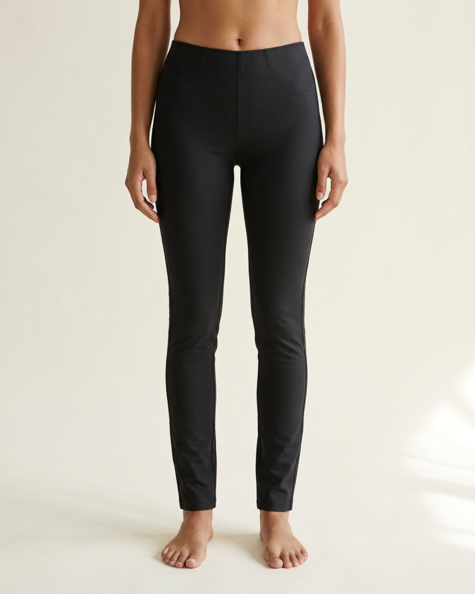 MARC LAUGE Aleia Coated Leggings LEGGINGS 8099 BLACK COATED