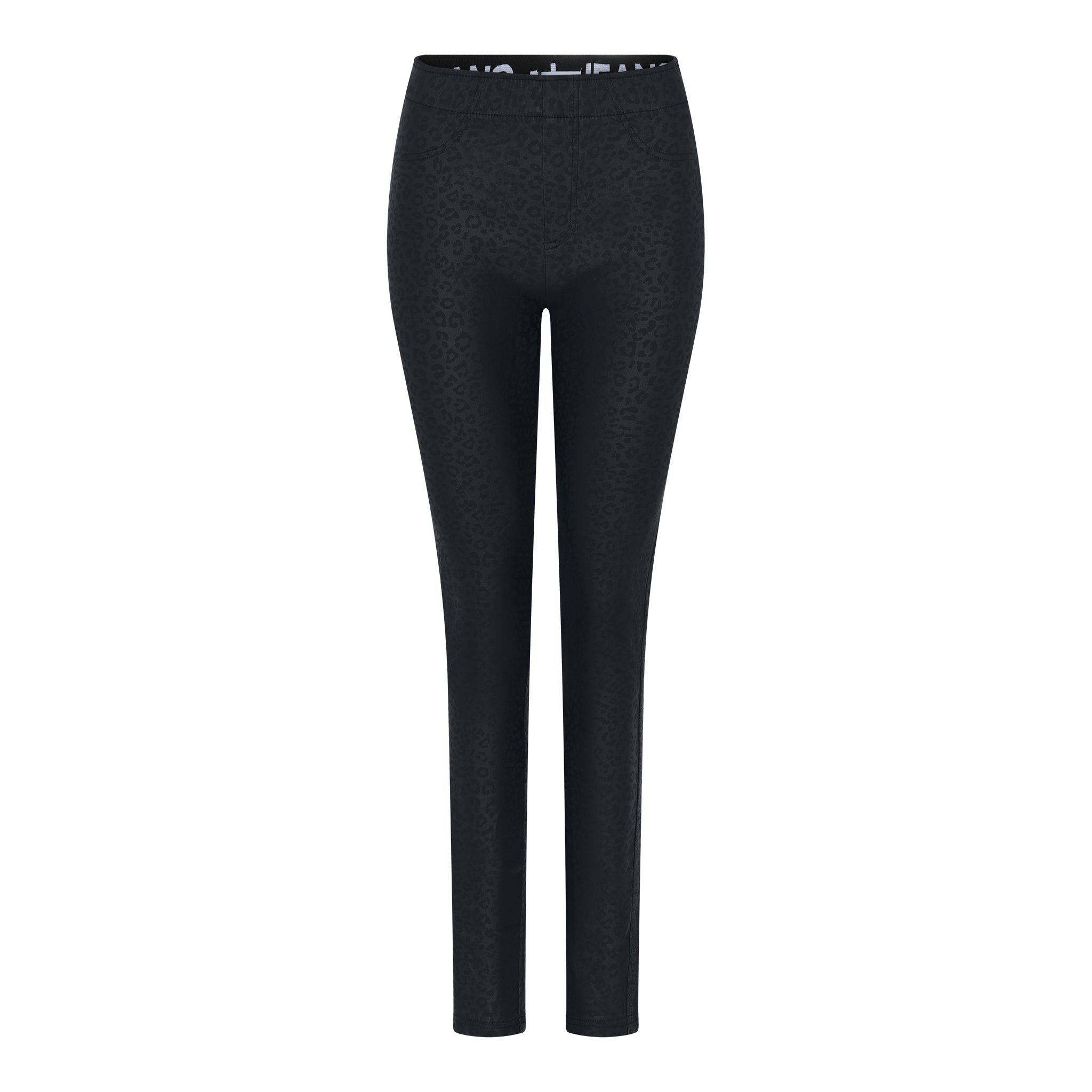 MAPP Aleia Leo Coated Leggings LEGGINGS 104 NAVY