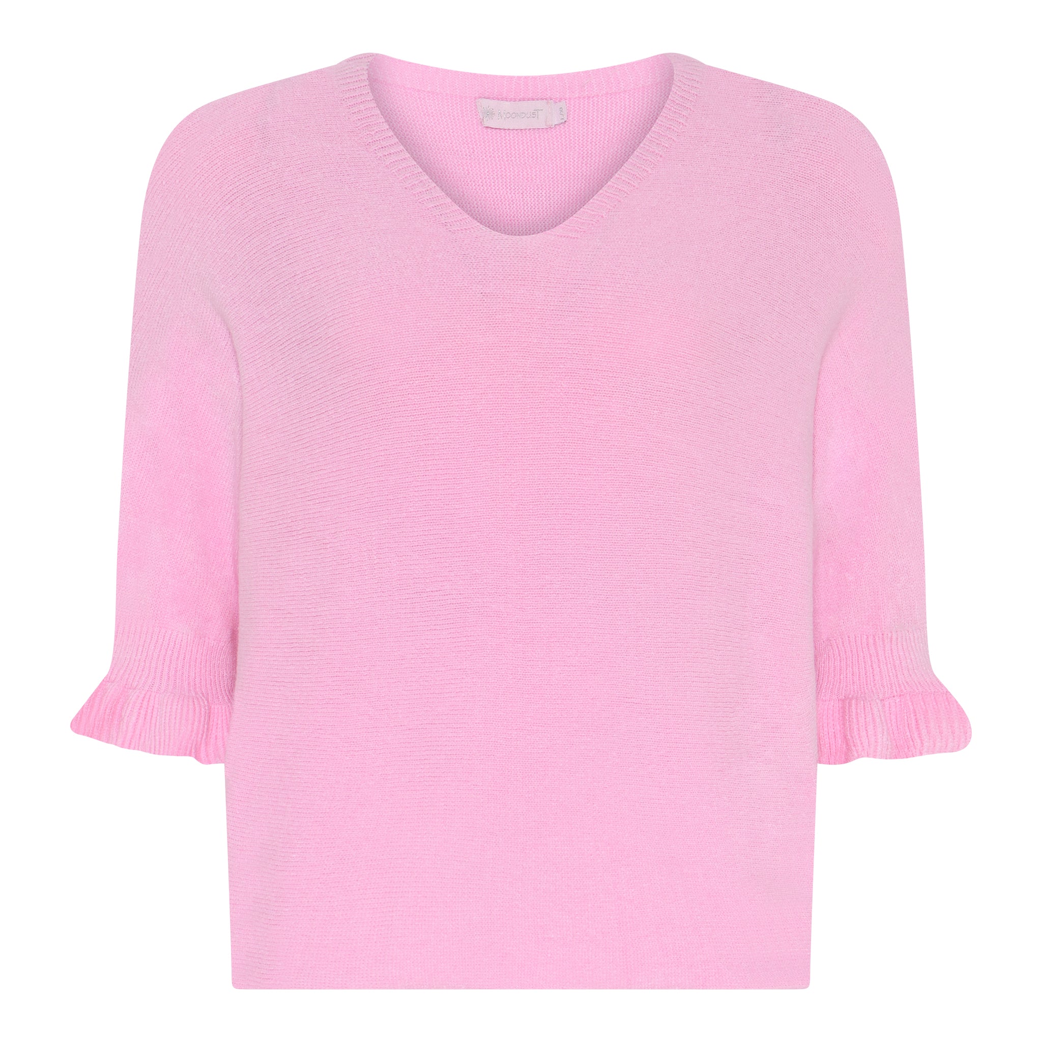 MARC LAUGE BASIC FRILL KNIT KNITWEAR 303 ROSE