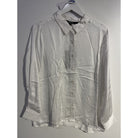 MARC LAUGE BASIC SATIN SHIRT TOP/T-SHIRT 20 OFF WHITE