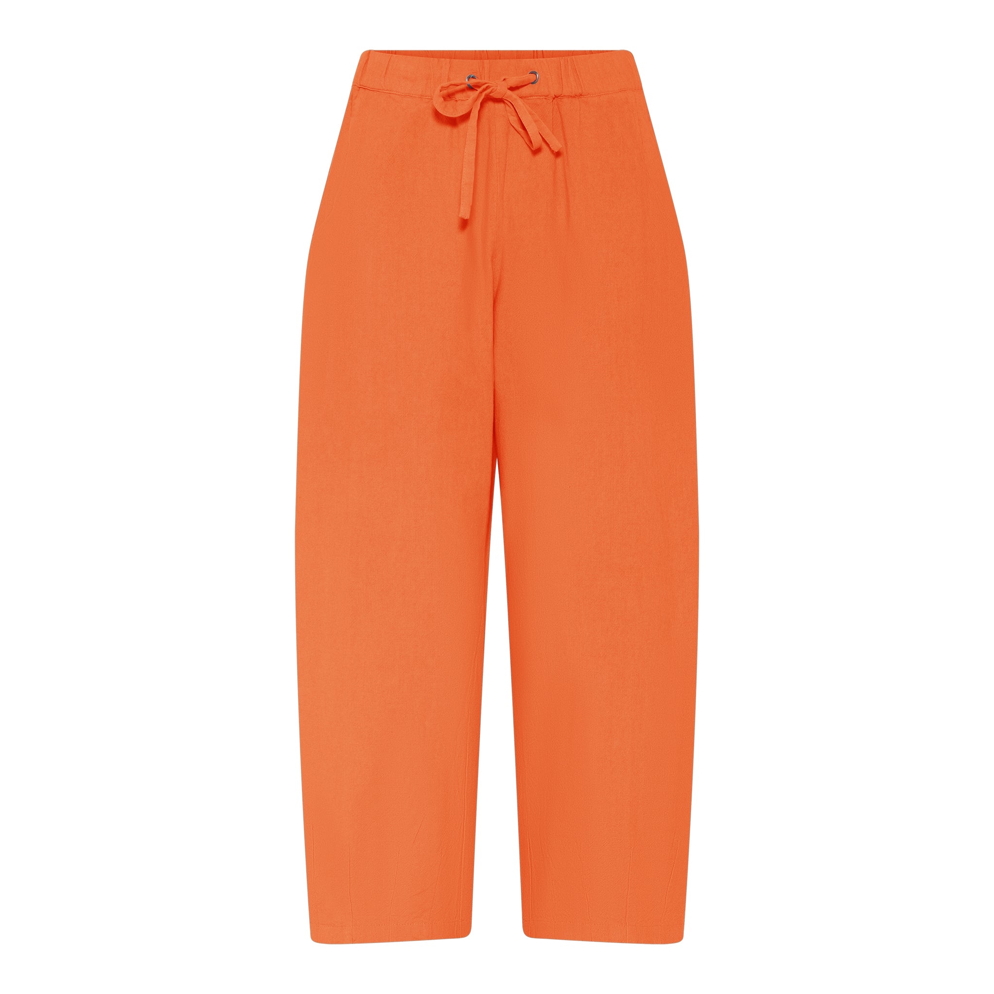 MARC LAUGE BELINDA PIRAT COTTON LINEN PANTS 3/4 562 ORANGE
