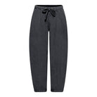 MARC LAUGE BELINDA PIRAT COTTON LINEN PANTS 3/4 80 BLACK