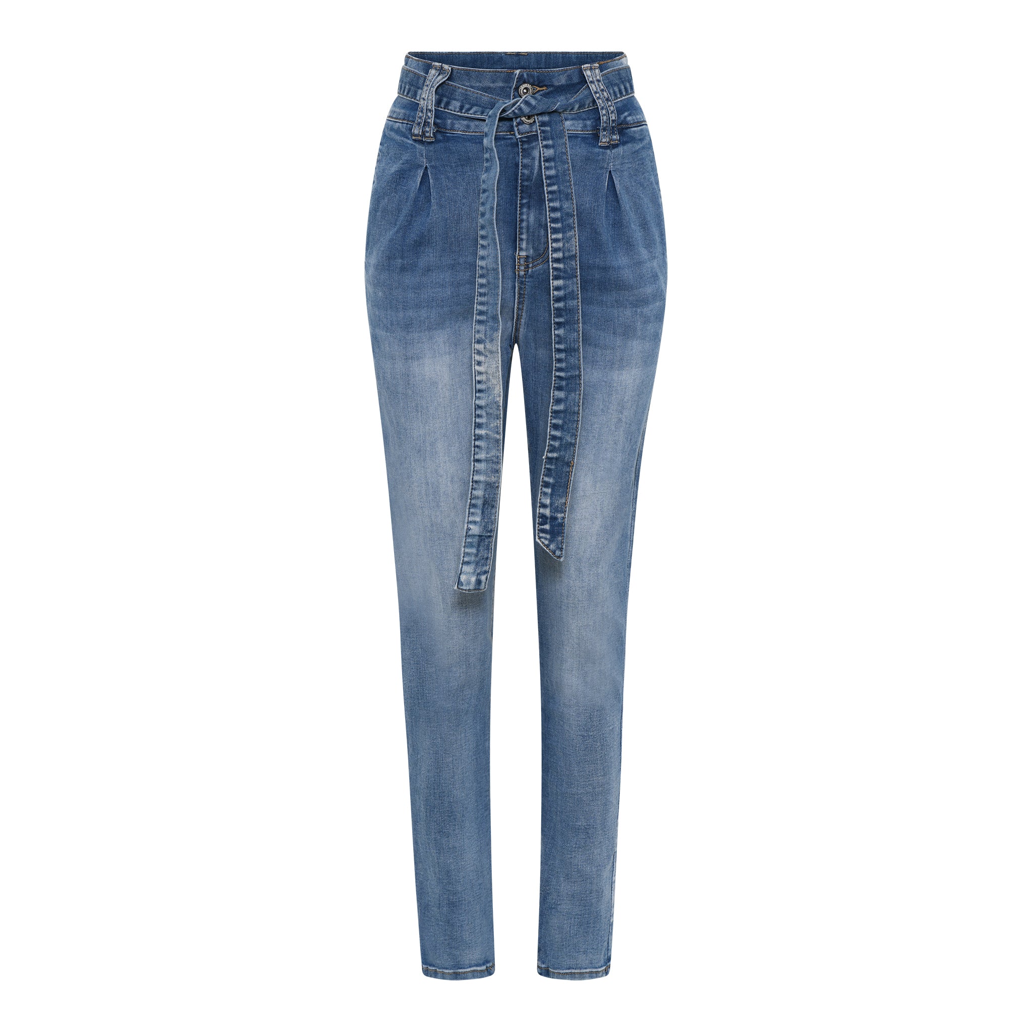 MAPP BELLA BELT JEANS PANTS 939699 CLASSIC BLUE USED