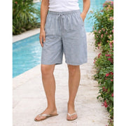 M JEANS BELLA COTTON SHORTS SHORTS/SKIRT 107 SOFT BLUE