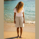 M JEANS BELLA COTTON SHORTS SHORTS/SKIRT 27 SAND