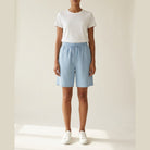 M JEANS BELLA COTTON SHORTS SHORTS/SKIRT 107 SOFT BLUE