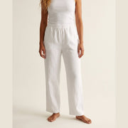 MOONDUST BELLA LIN PANT LINEN 10 WHITE