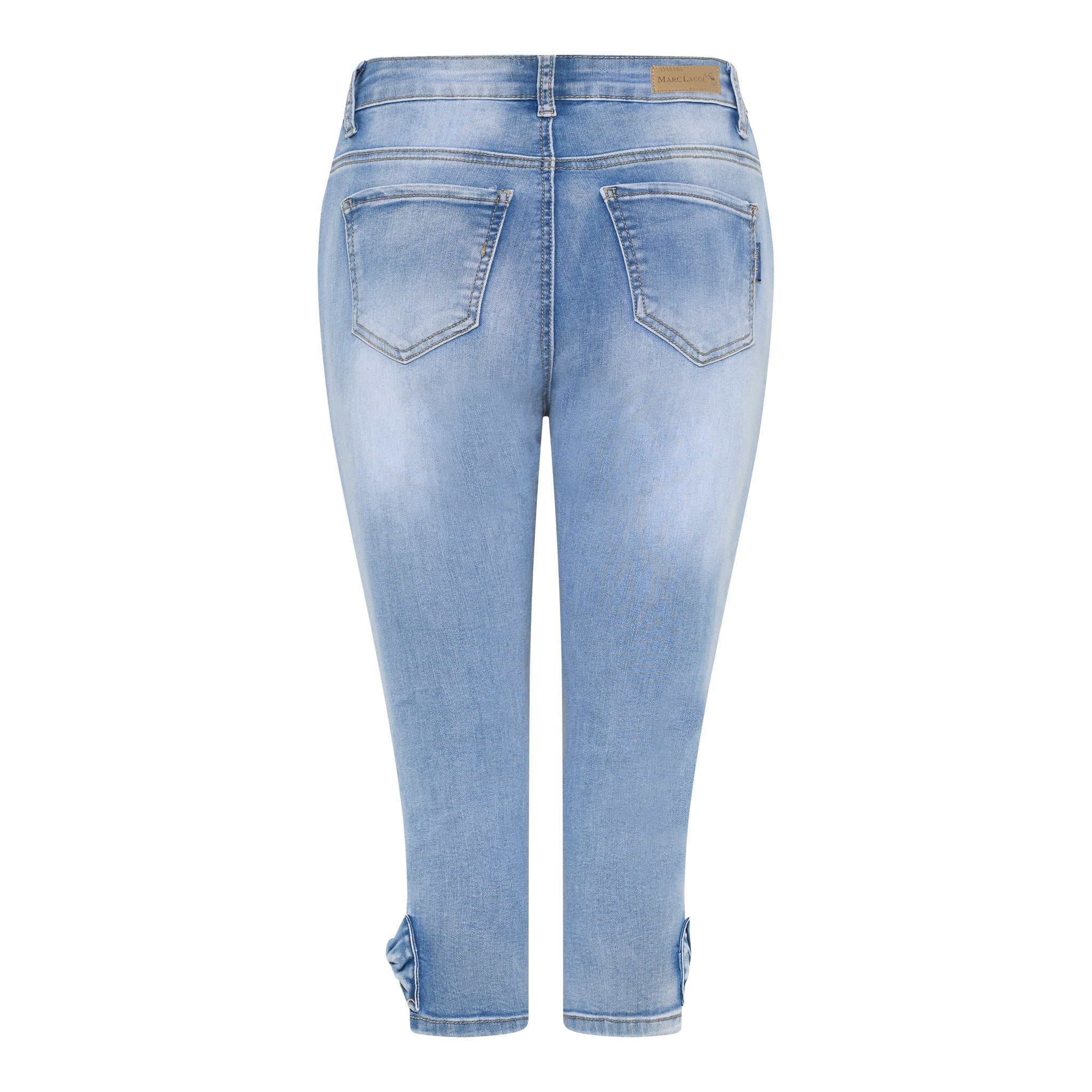MARC LAUGE BELL DENIM PIRAT PANTS 3/4 9196 LIGHT BLUE USED