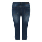 MARC LAUGE BELL PIRAT DENIM JEANS PANTS 3/4 9696 BLUE DENIM USED