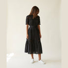 MOONDUST BIG LACE DRESS DRESS/JUMPSUIT 80 BLACK