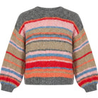 MOONDUST BIG STRIPE KNIT KNITWEAR 253 LIGHT GREY