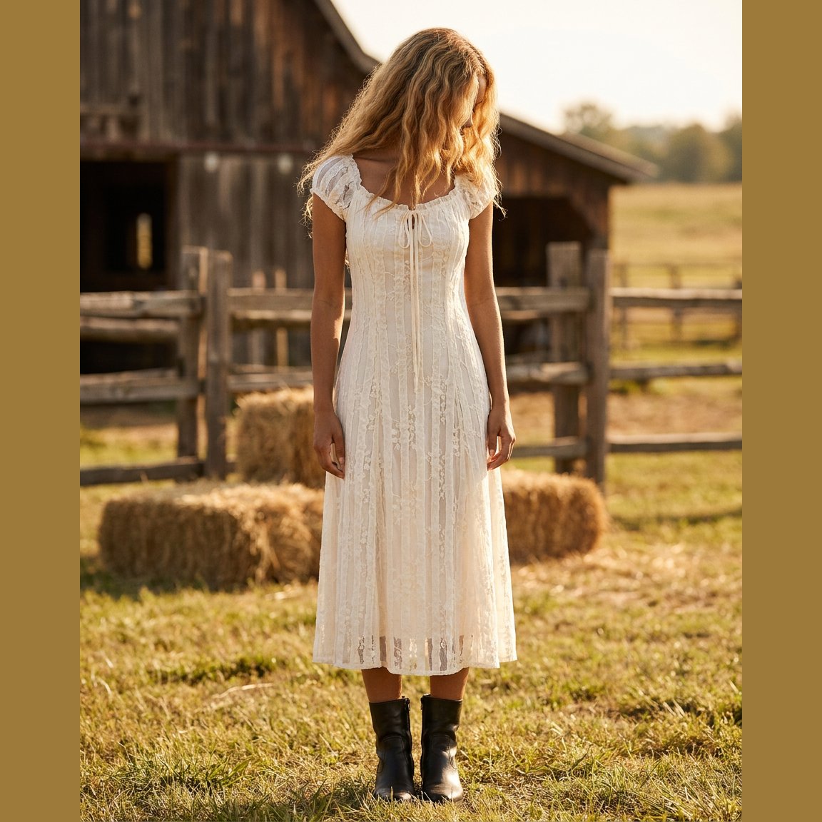 MARC LAUGE BOHEME PUFF DRESS DRESS/JUMPSUIT 20 OFF WHITE