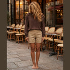 MOONDUST BONNIE BLOUSE BLOUSE/SHIRT 129 CHOCOLATE
