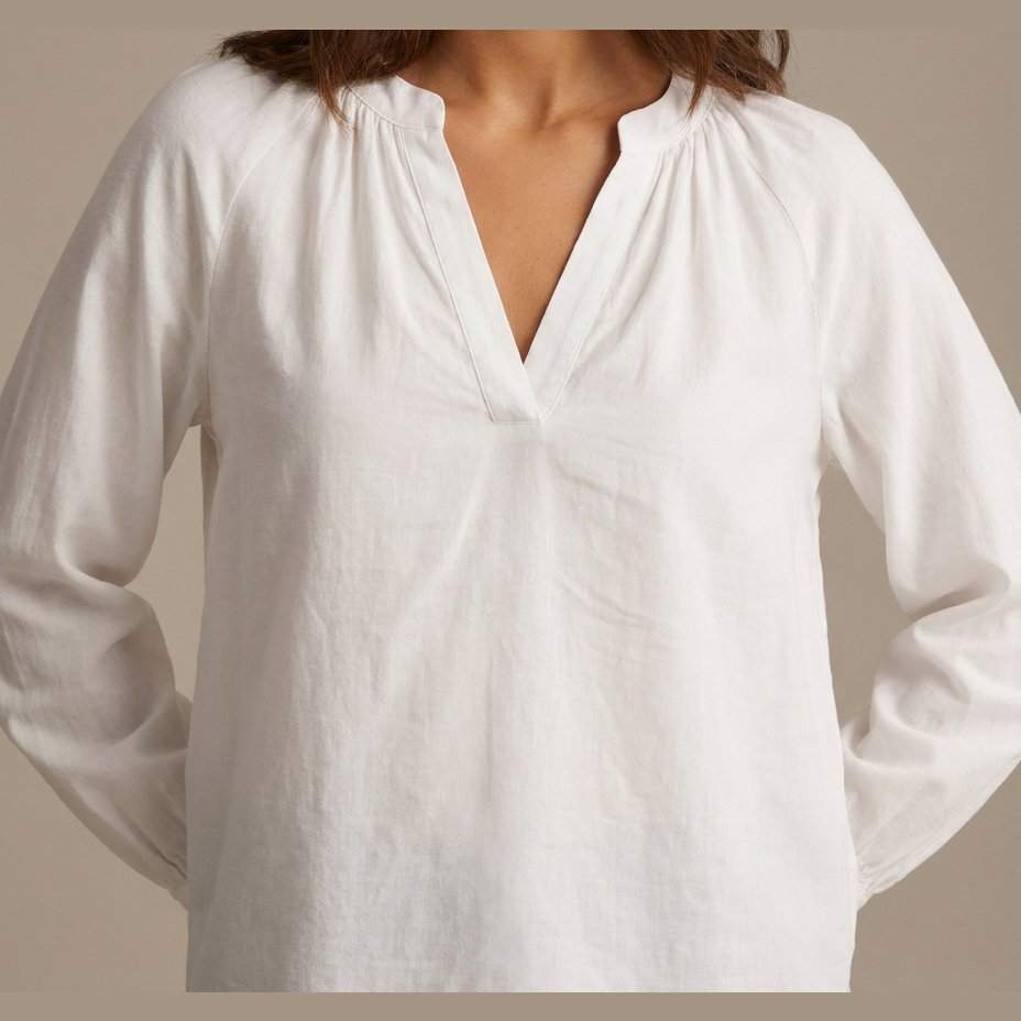 MOONDUST BONNIE BLOUSE BLOUSE/SHIRT 20 OFF WHITE