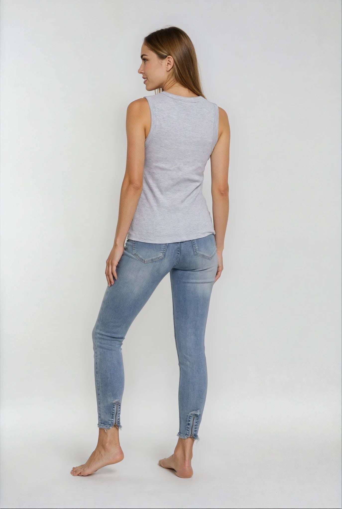 MAPP BOW BASIC W/OUT BOW DENIM JEANS DENIM/TWILL 9196 LIGHT BLUE USED