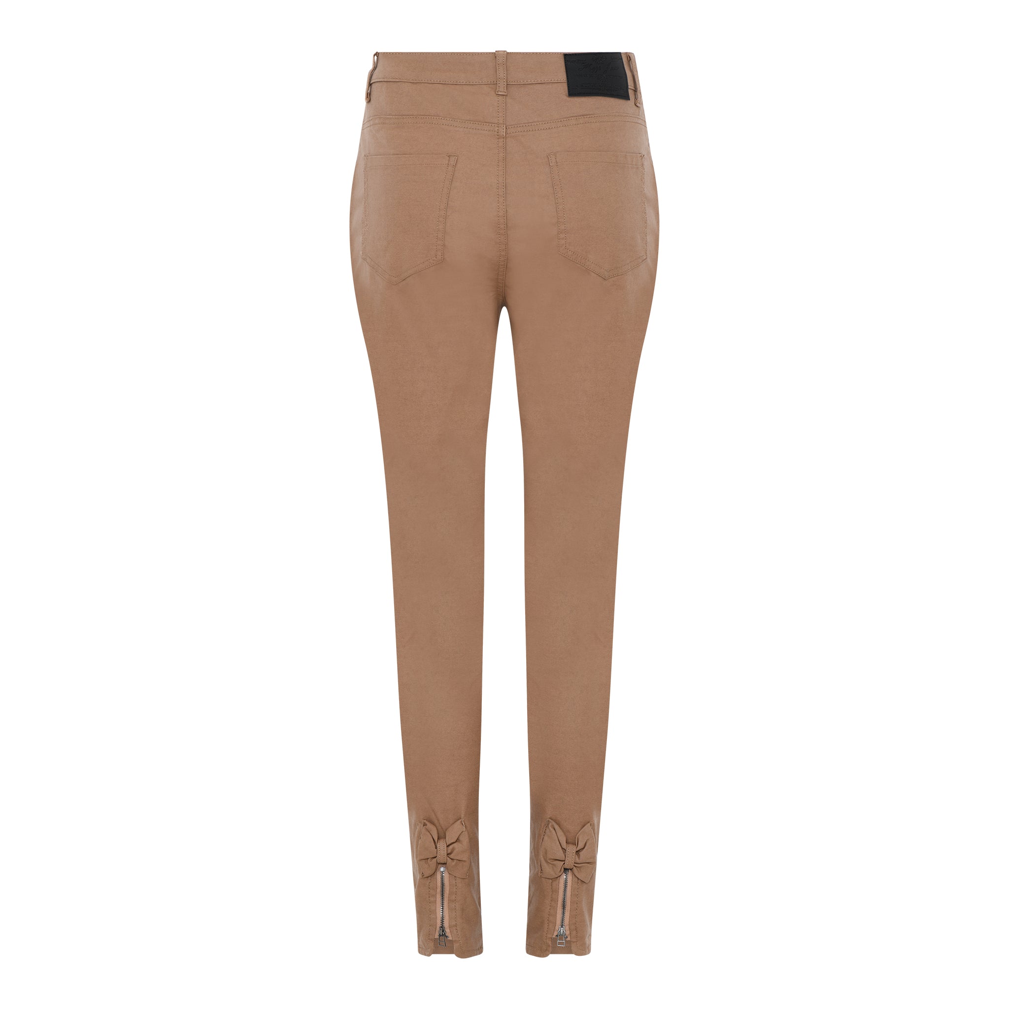 MAPP BOW COATED JEANS COATED 122 SOFT CAMEL