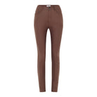 MAPP BOW COATED JEANS COATED 614 MOCHA