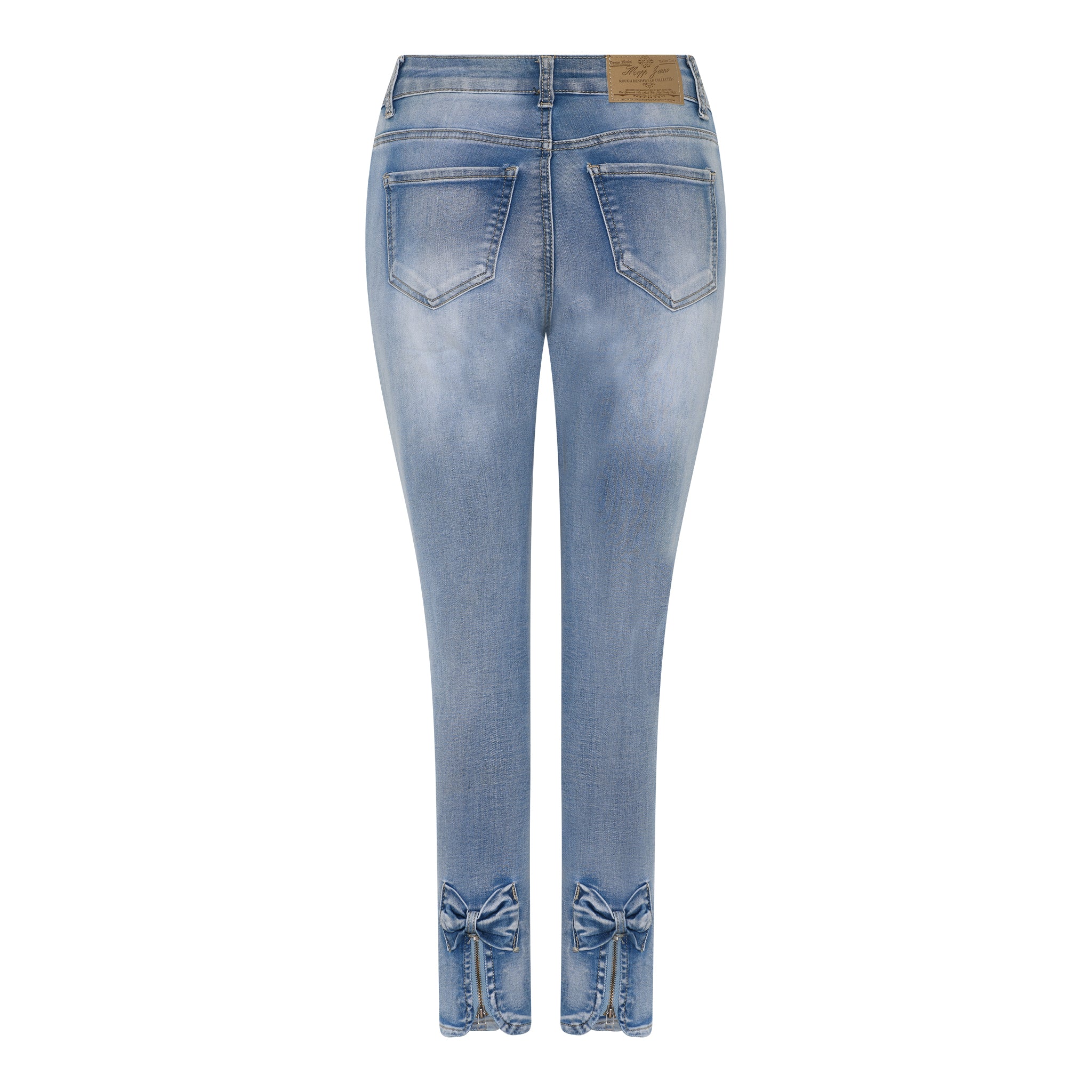MAPP BOW DENIM JEANS DENIM/TWILL 909699 LT. BLUE USED