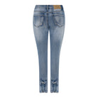MAPP BOW DENIM JEANS DENIM/TWILL 9196 LIGHT BLUE USED