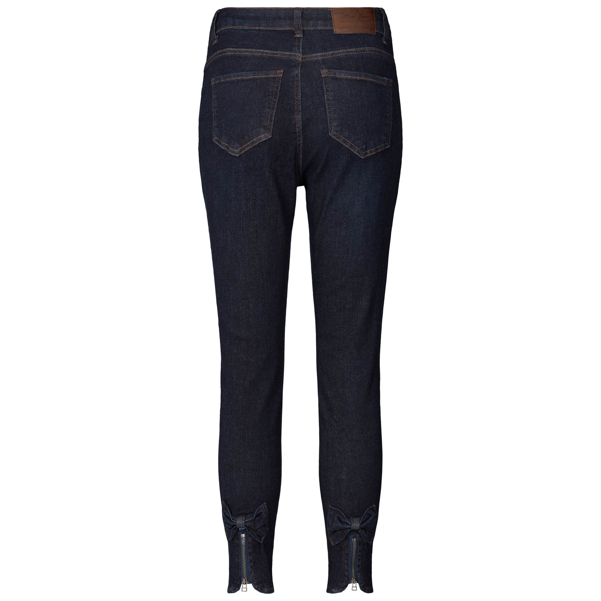 MAPP BOW DENIM JEANS DENIM/TWILL 98 DARK BLUE