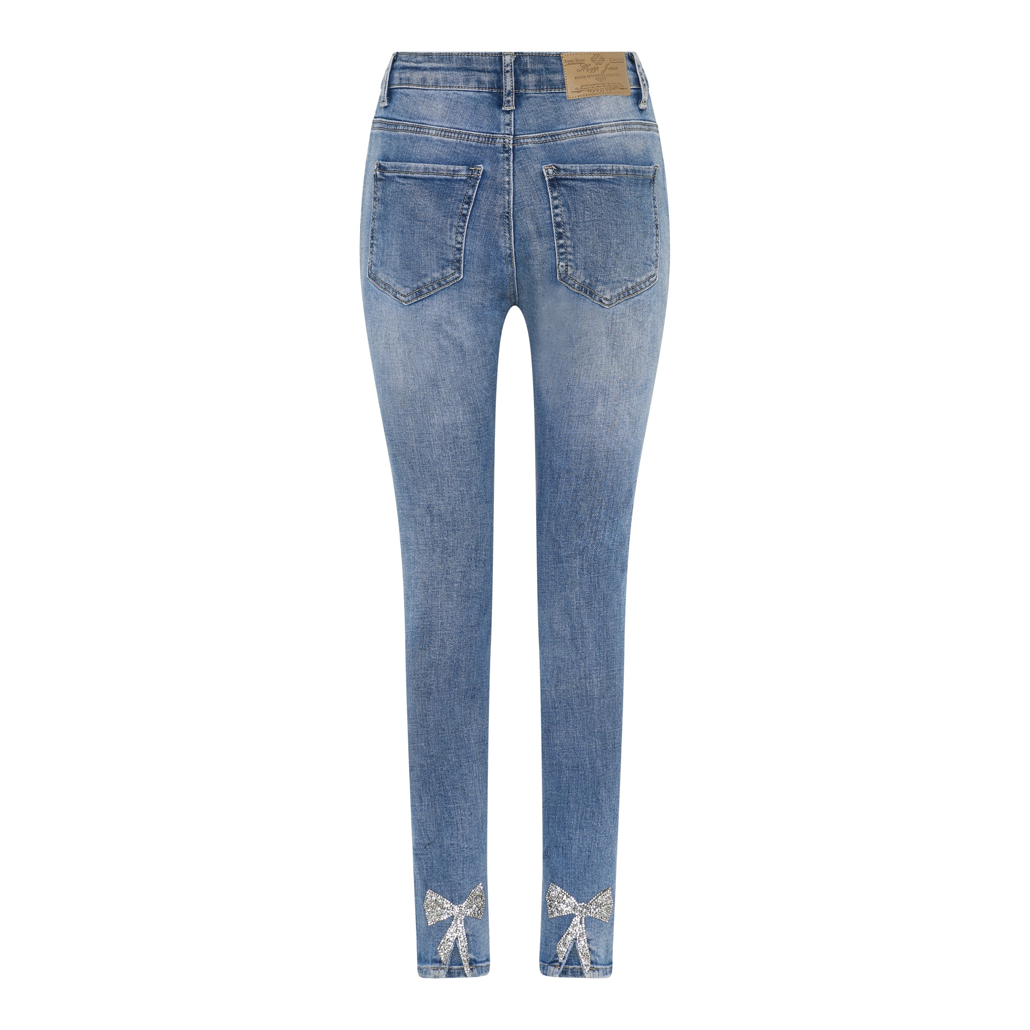 MAPP BOW DIAMOND DENIM JEANS DENIM/TWILL 909699 LT. BLUE USED