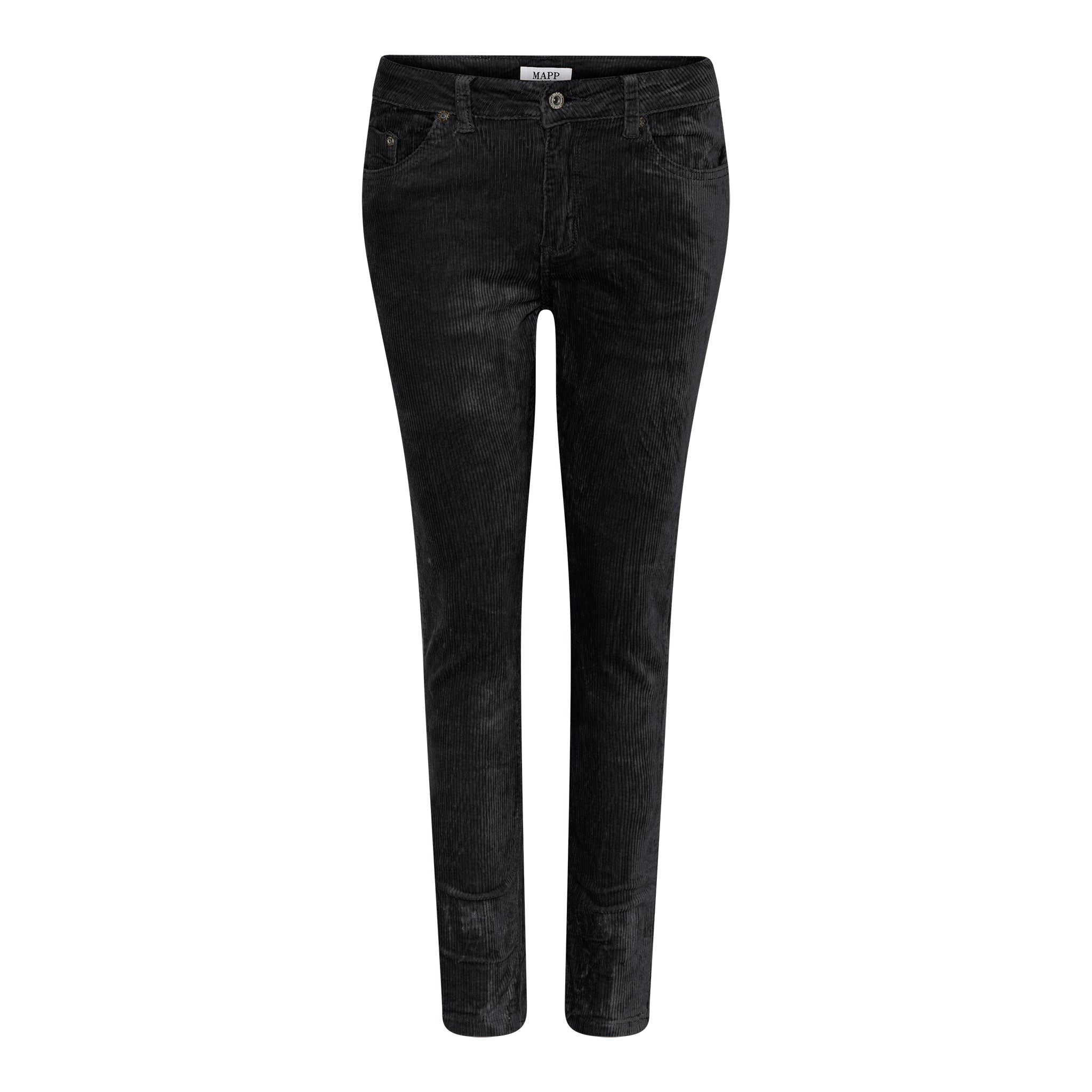 MAPP BOW 16W CORDUROY JEANS CORD/FLØJL 80 BLACK