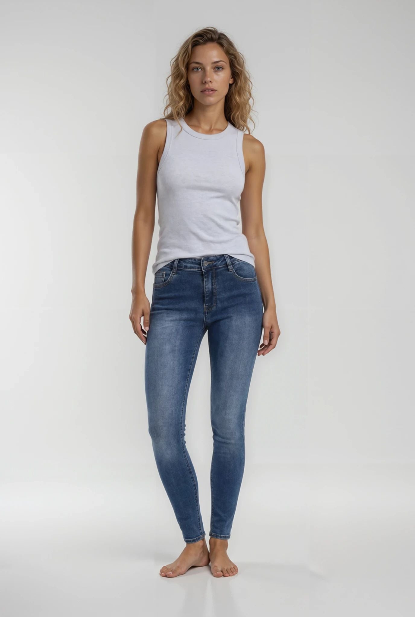 MAPP BOW PEARL DENIM JEANS DENIM/TWILL 9396 DENIM USED