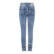 MAPP BOW PEARL DENIM JEANS DENIM/TWILL