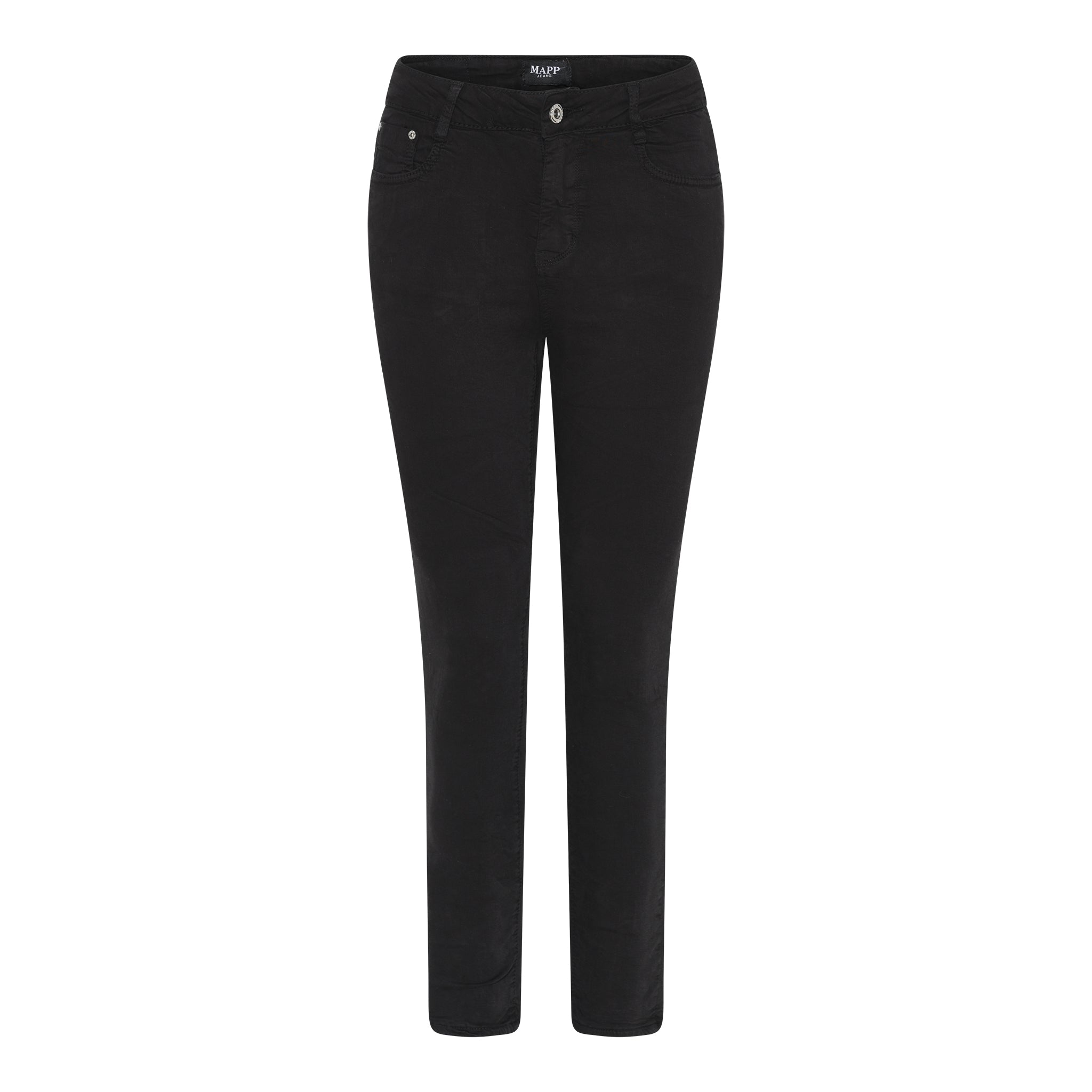MAPP BOW PEARL TWILL JEANS DENIM/TWILL 80 BLACK