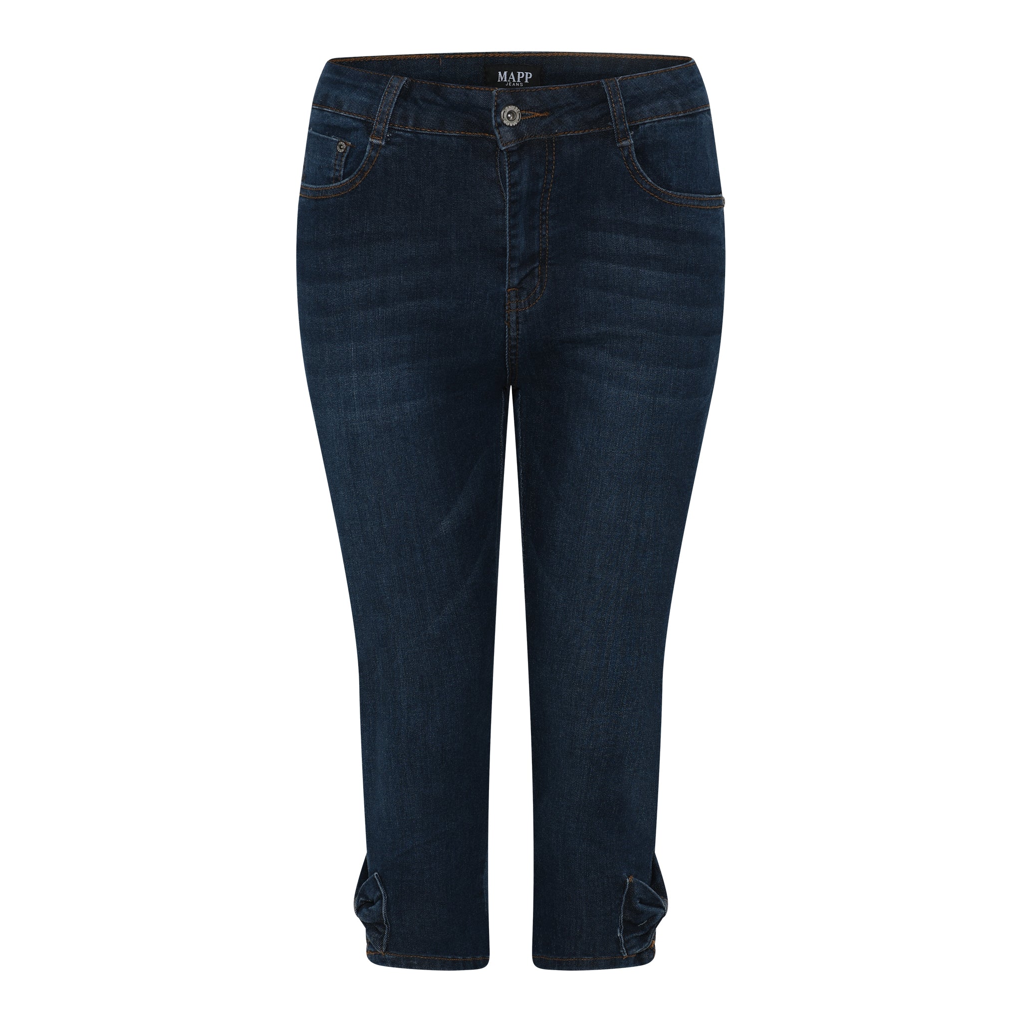 MAPP BOW DENIM PIRAT PANTS 3/4 969699 DARK BLUE USED