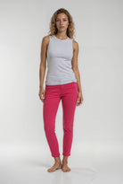 MAPP BOW TWILL JEANS DENIM/TWILL 514 PINK