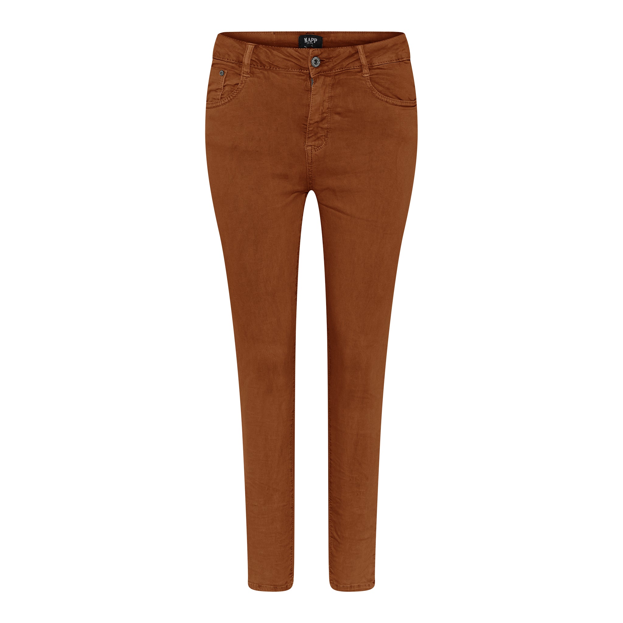 MAPP BOW TWILL JEANS DENIM/TWILL 137 TOBACCO
