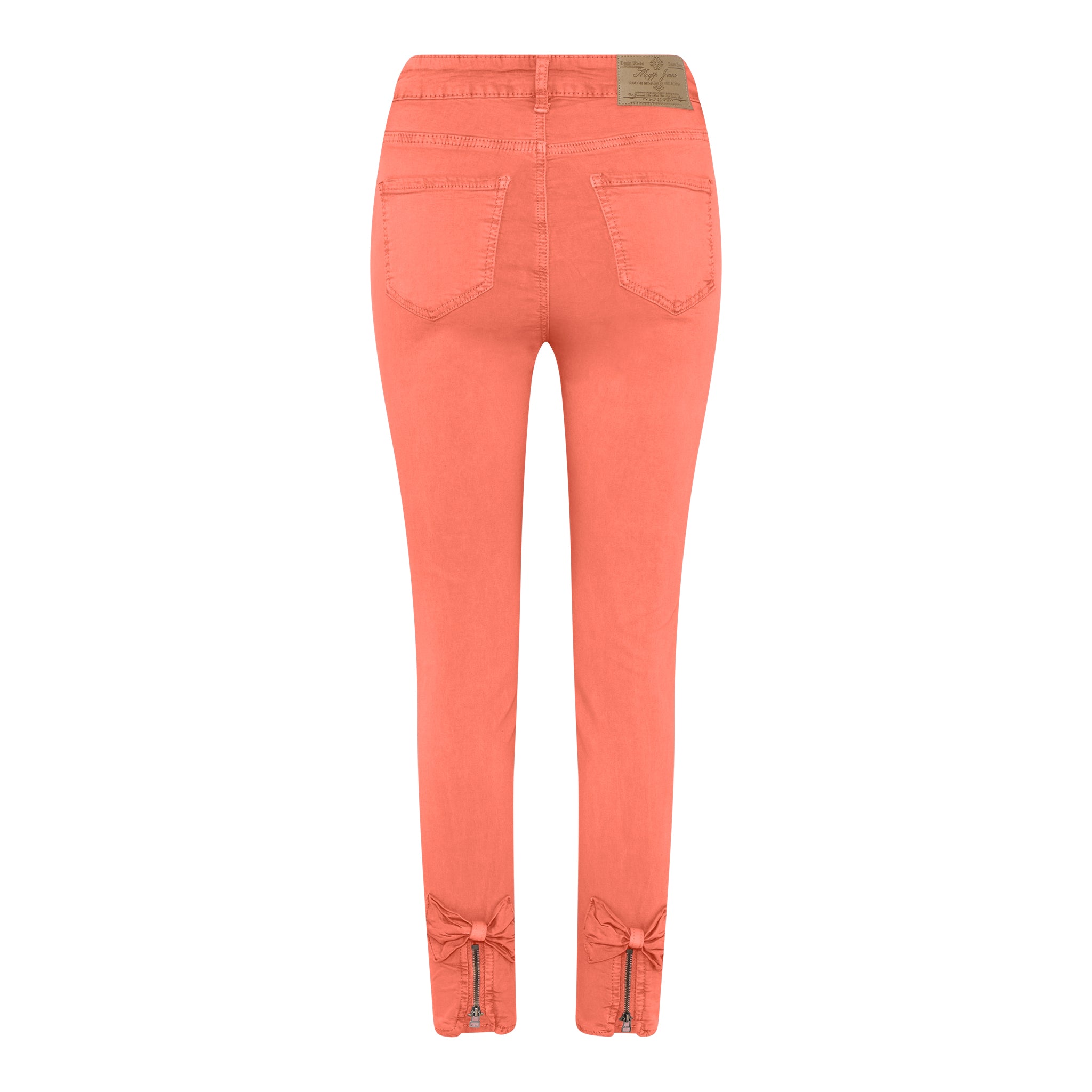 MAPP BOW TWILL JEANS DENIM/TWILL 562 ORANGE