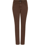 MAPP BOW TWILL JEANS DENIM/TWILL 614 MOCHA