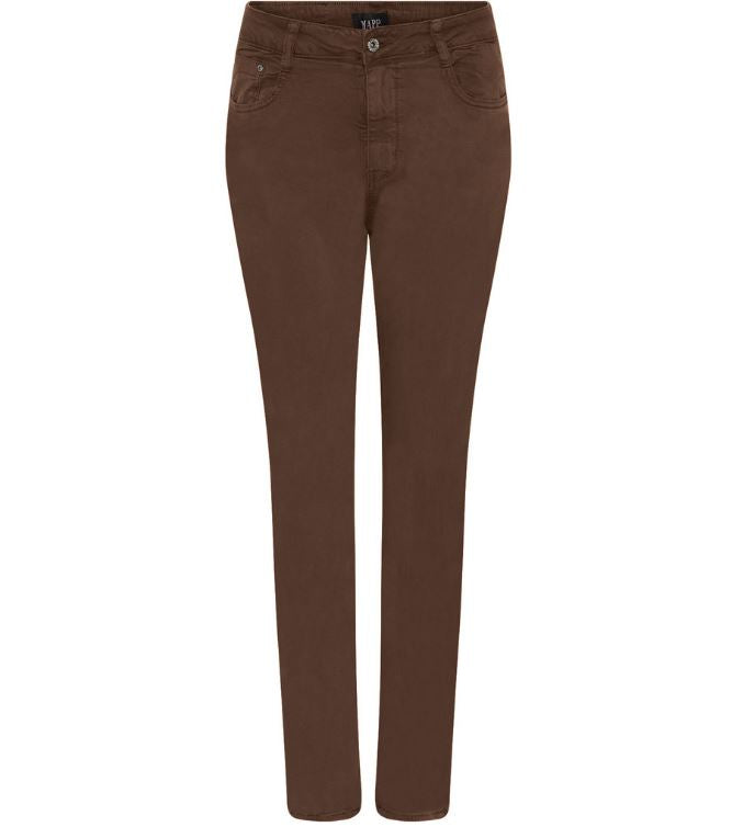 MAPP BOW TWILL JEANS DENIM/TWILL 614 MOCHA