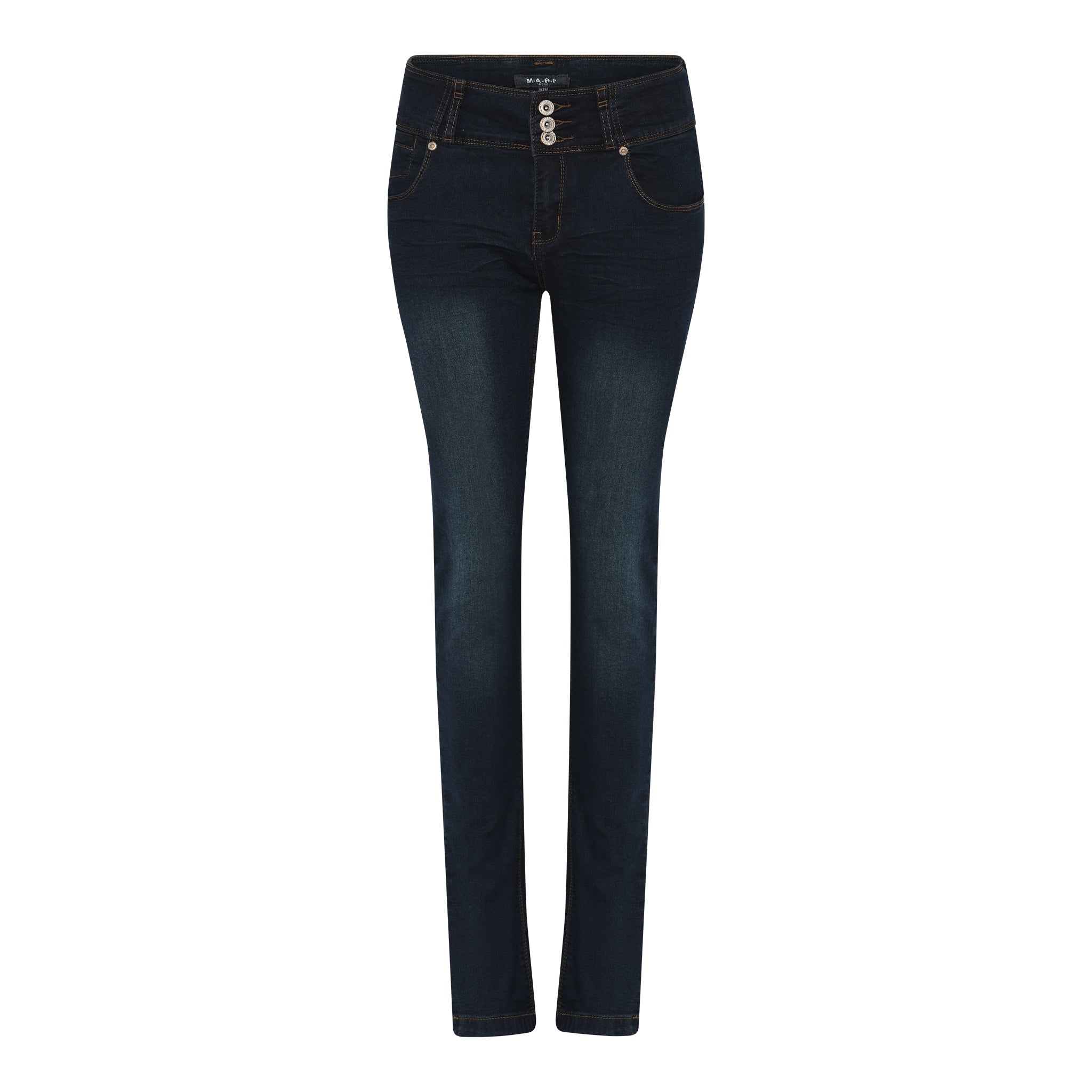MAPP BREMDA JEANS DENIM/TWILL 989699 HI-TECH USED DARK BLUE