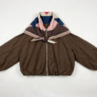 MOONDUST BUMPER SCARF JACKET OUTERWEAR 129 CHOCOLATE