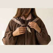 MOONDUST BUMPER SCARF JACKET OUTERWEAR 129 CHOCOLATE