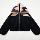 MOONDUST BUMPER SCARF JACKET OUTERWEAR 80 BLACK