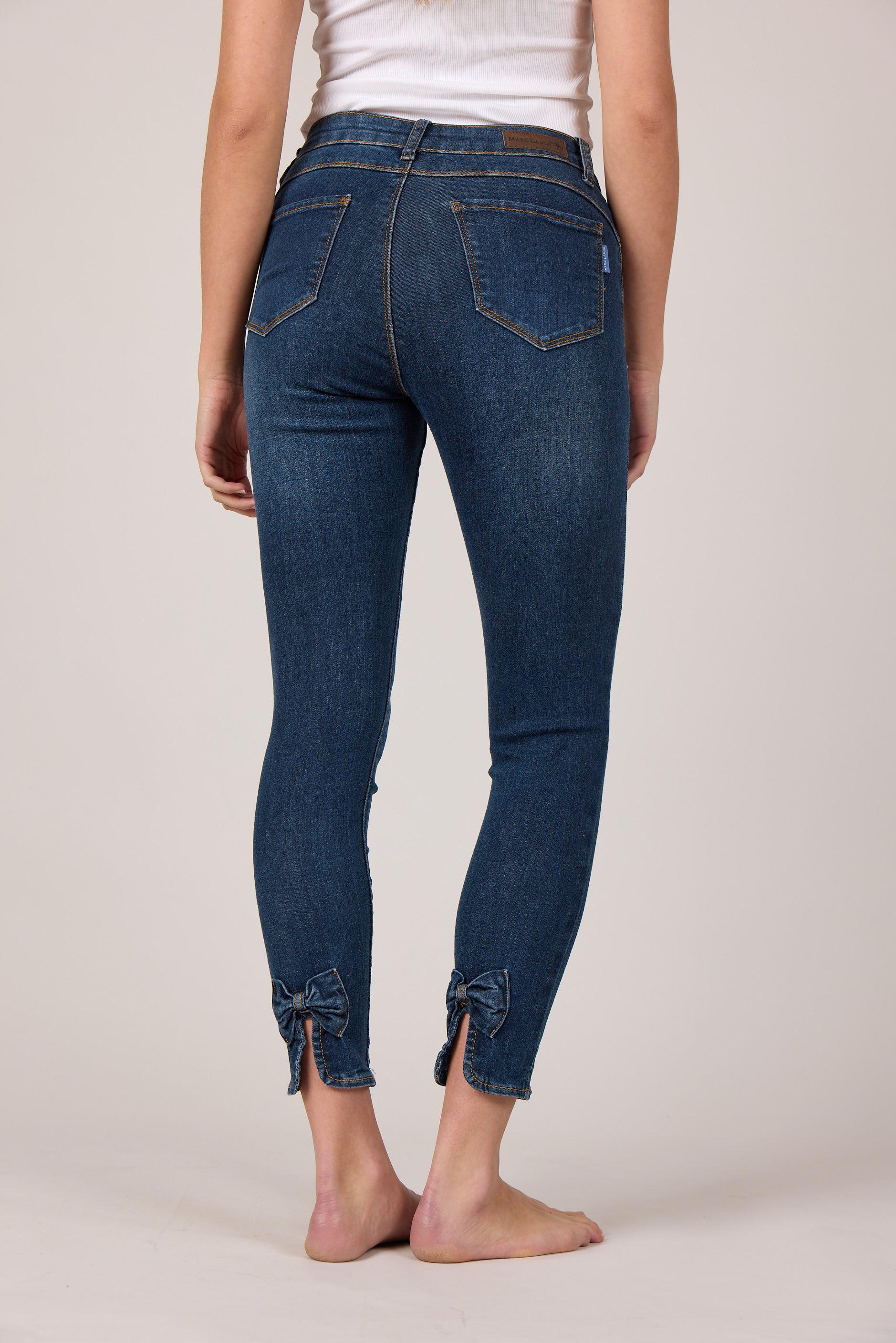 MARC LAUGE Bell Slim Fit Jeans DENIM/TWILL 9696 BLUE DENIM USED