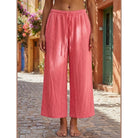 M JEANS Bella Cotton Wide 7/8 Leg Pant PANTS 321 CORAL