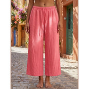 M JEANS Bella Cotton Wide 7/8 Leg Pant PANTS 321 CORAL