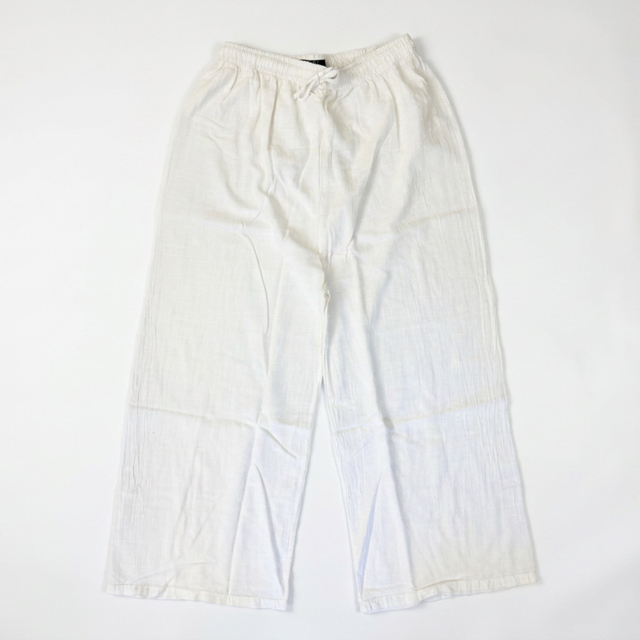M JEANS Bella Cotton Wide 7/8 Leg Pant PANTS 10 WHITE